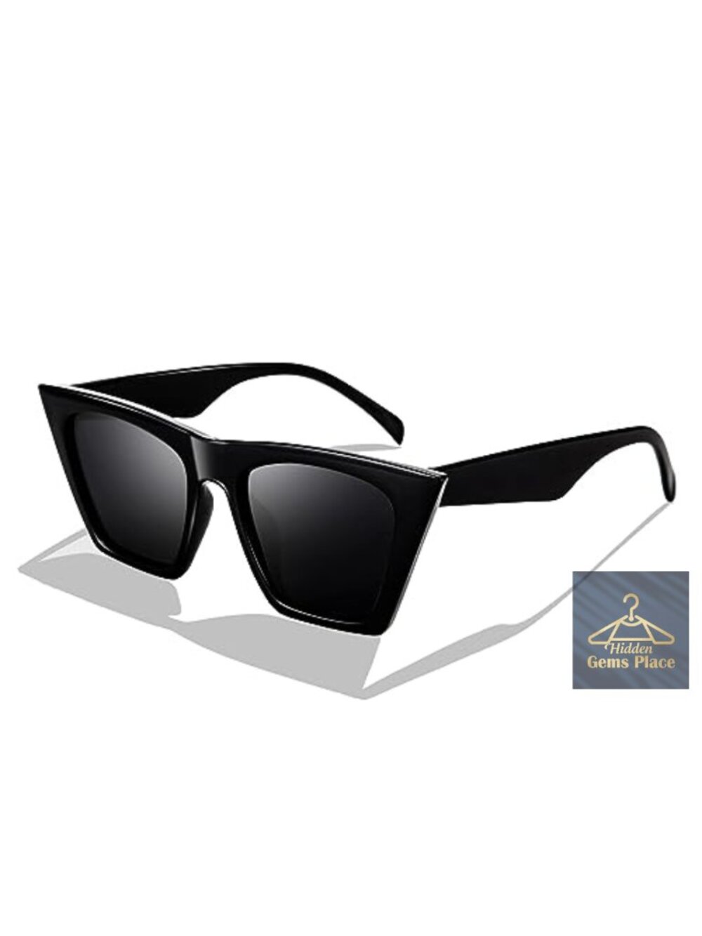 Vintage Square Cat Eye Sunglasses Women Trendy Cateye Shades UV400